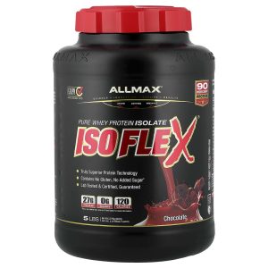 Allmax Isoflex Pure Whey Protein Isolate Chocolate 5 lbs (2.27 kg)