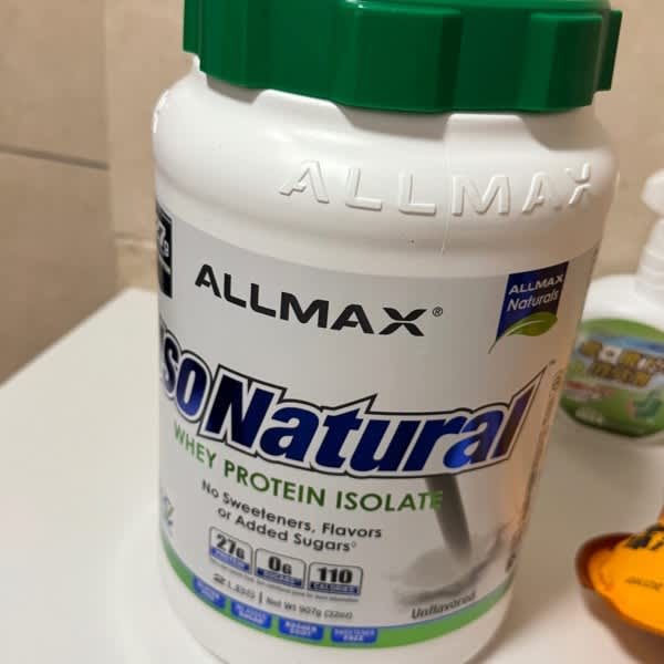 allmax isonatural whey protein isolate unflavored 5 lbs 2 27 kg 2