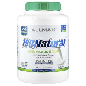 Allmax Isonatural Whey Protein Isolate, Unflavored, 5 lbs (2.27 kg)