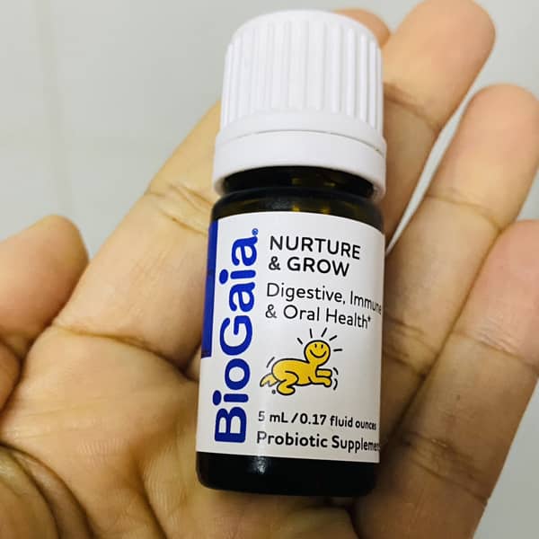 biogaia nurture grow drops 1 years 200 million cfu 0 17 fl oz 5 ml 2