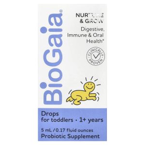 Biogaia Nurture Grow Drops 1+ Years 200 Million CFU 0.17 fl oz (5 ml)