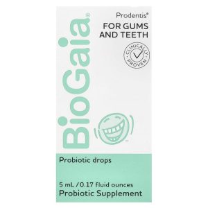 Prodentis Probiotic Drops for Gums and Teeth, 200 Million CFU, 0.17 fl oz (5 ml) của BioGaia