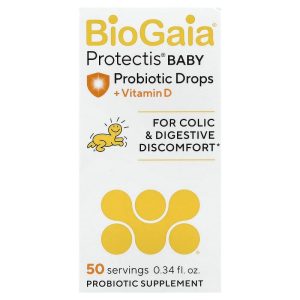 Biogaia Protectis Baby Probiotic Drops with Vitamin D, 0.34 fl oz (10 ml)