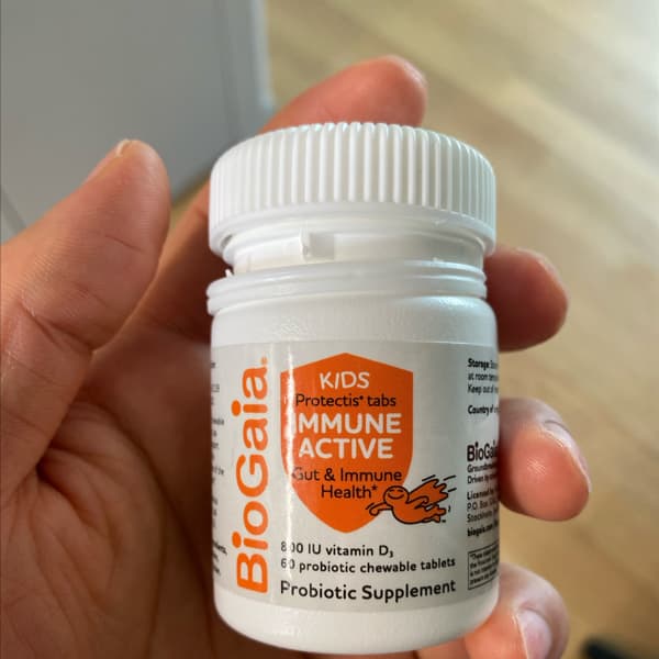 biogaia protectis kids immune active tasty orange 30 probiotic chewable tablets 2