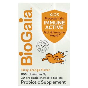 BioGaia Protectis Kids Immune Active Tasty Orange 30 Probiotic Chewable Tablets của BioGaia