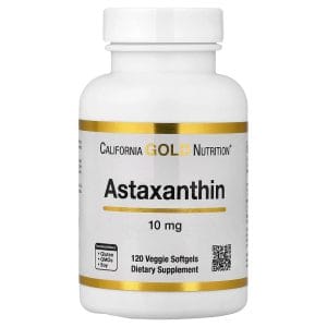 Astaxanthin 10 mg, 120 Veggie Softgels của California Gold Nutrition