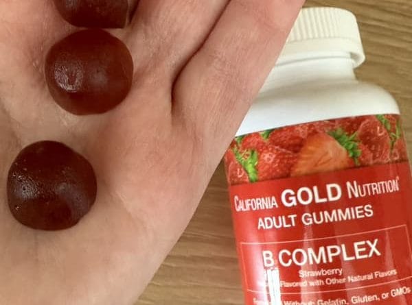 california gold nutrition b complex gummies with vitamins b6 and b12 folate and biotin strawberry 45 vegetarian gummies 2