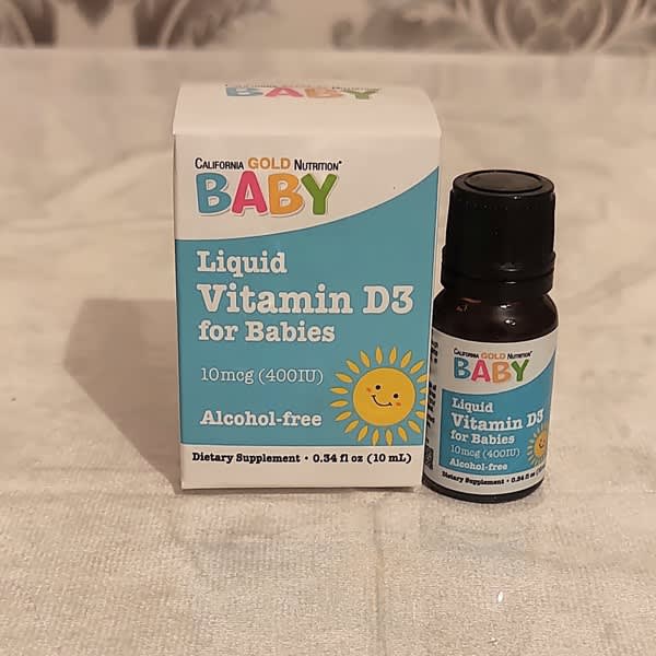 california gold nutrition baby vitamin d3 drops 10 mcg 400 iu 0 34 fl oz 10 ml 2