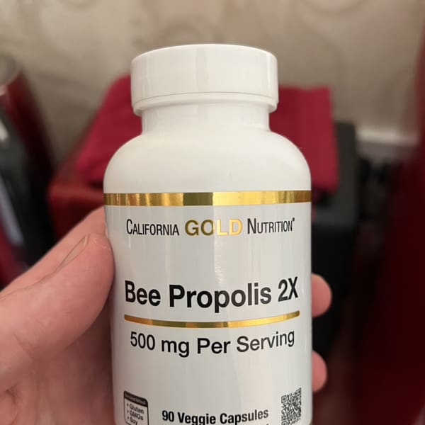 california gold nutrition bee propolis 2x concentrated extract 500 mg 90 veggie caps 2