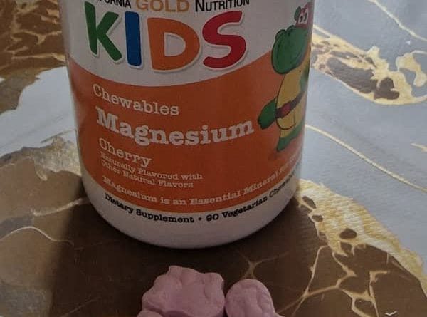 california gold nutrition chewable magnesium for children cherry 90 vegetarian tablets 50 mg per tablet 2