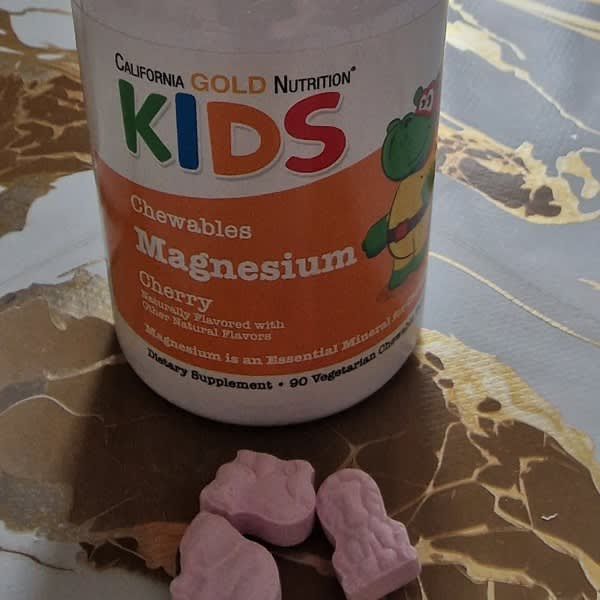 california gold nutrition chewable magnesium for children cherry 90 vegetarian tablets 50 mg per tablet 2
