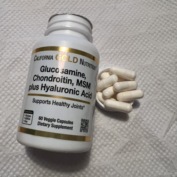 california gold nutrition glucosamine chondroitin msm plus hyaluronic acid 60 veggie capsules 2