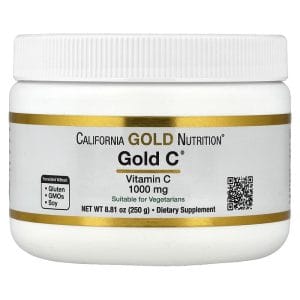 Gold C Powder, Vitamin C 1,000 mg, 8.81 oz (250 g) của California Gold Nutrition