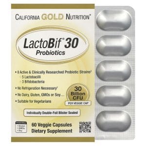 LactoBif Probiotics, 30 Billion CFU, 60 Veggie Capsules của California Gold Nutrition