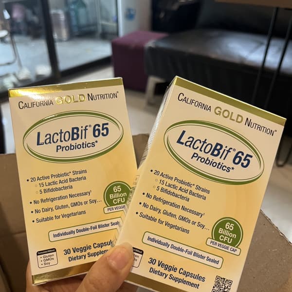 california gold nutrition lactobif 65 probiotics 30 veggie capsules 2