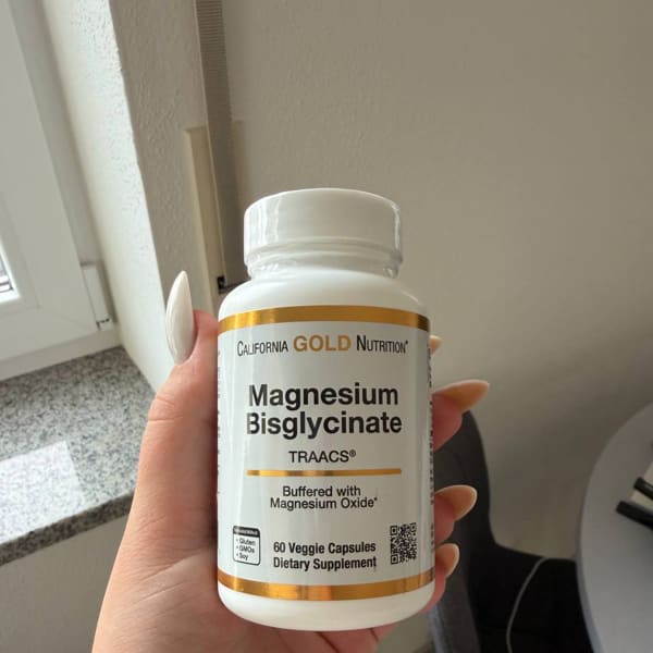 california gold nutrition magnesium bisglycinate chelate albion traacs 60 veggie capsules 100 mg per capsule 2