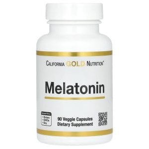 Melatonin 3 mg, 90 Veggie Capsules của California Gold Nutrition