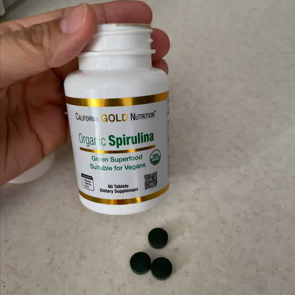 california gold nutrition organic spirulina 60 tablets 500 mg per tablet 2