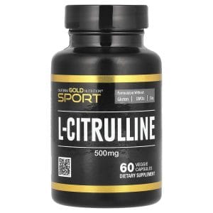 L-Citrulline Kyowa Hakko 500 mg, 60 Veggie Capsules của California Gold Nutrition Sport