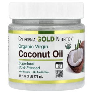 Superfoods Cold Pressed Organic Virgin Coconut Oil 16 fl oz (473 ml) của California Gold Nutrition