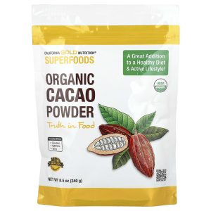 Superfoods Organic Cacao Powder 8.5 oz (240 g) của California Gold Nutrition