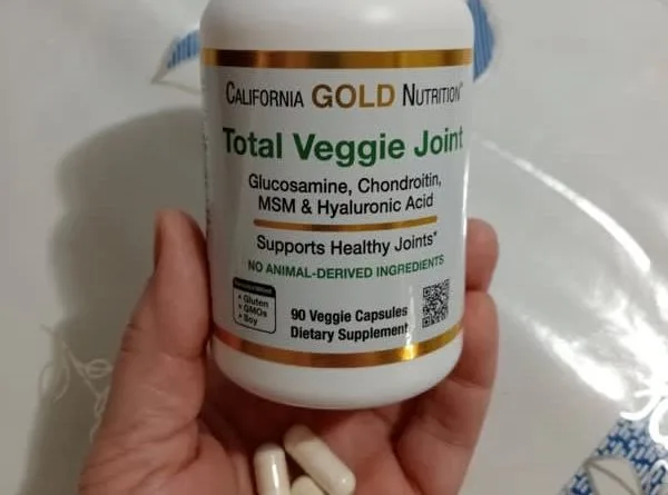 california gold nutrition total veggie joint support formula with glucosamine chondroitin msm and hyaluronic acid 90 veggie capsules 2
