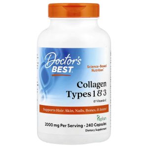 Collagen Types 1 & 3 + Vitamin C, 240 Capsules của Doctor's Best