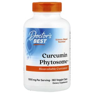 Curcumin Phytosome, 180 Veggie Caps, 500 mg per Capsule của Doctor's Best
