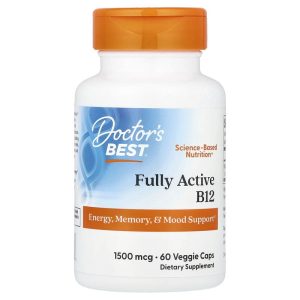Fully Active B12, 1,500 mcg, 60 Veggie Caps của Doctor's Best
