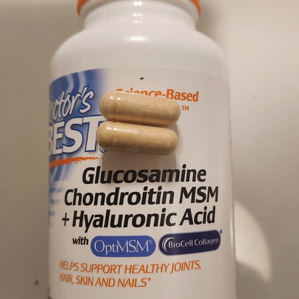 doctor s best glucosamine chondroitin msm hyaluronic acid with optimsm biocell collagen 150 veggie caps 2
