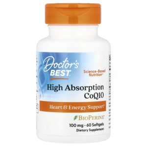 Doctor's Best High Absorption CoQ10 60 Softgels