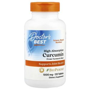 Doctor's Best High Absorption Curcumin 120 Tablets