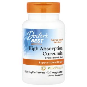 Doctor's Best High Absorption Curcumin 120 Veggie Caps