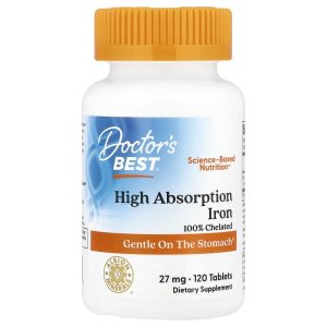 High Absorption Iron 27 mg, 120 Tablets của Doctor's Best