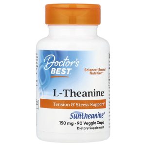 L-Theanine 150 mg, 90 Veggie Caps của Doctor's Best