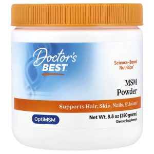 Doctor's Best MSM Powder with OptiMSM, 8.8 oz (250 g)