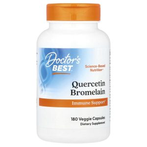 Quercetin Bromelain 180 Veggie Capsules của Doctor's Best