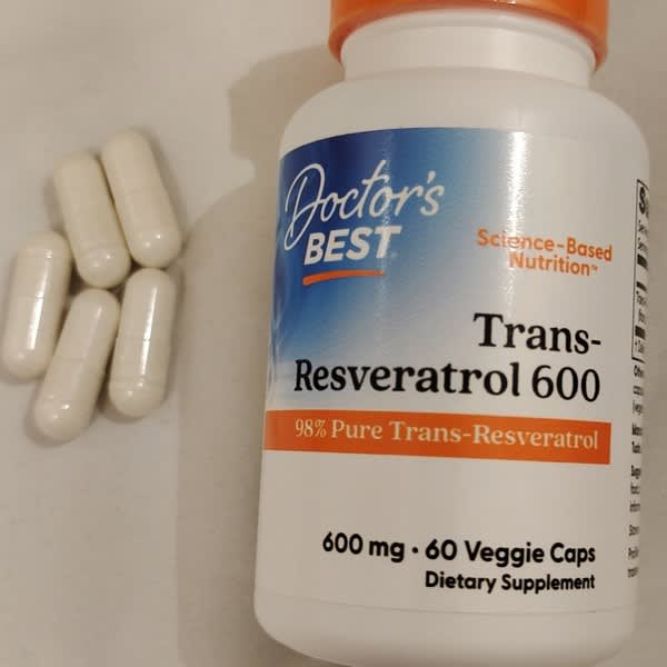 doctor s best trans resveratrol 600 600 mg 60 veggie caps 2