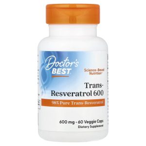 Trans-Resveratrol 600, 600 mg, 60 Veggie Caps của Doctor's Best