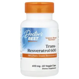 Trans-Resveratrol 600, 600 mg, 60 Veggie Caps của Doctor's Best