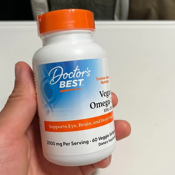 doctor s best vegan omega 3 epa dha 60 veggie softgels 1 000 mg per softgel 2