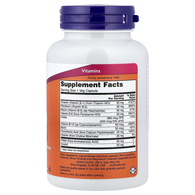 NOW Foods B-50 100 Veg Capsules