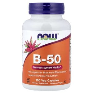 B-50 100 Veg Capsules của NOW Foods