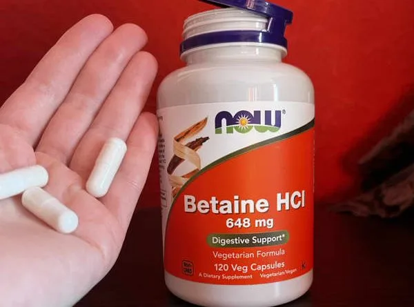 Đánh giá chi tiết Betaine HCl của NOW Foods: Giải pháp hỗ trợ tiêu hóa 10 now foods betaine hcl 120 veg capsules 2