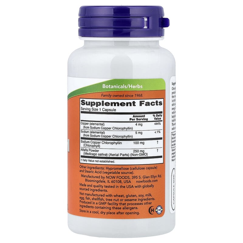 NOW Foods Chlorophyll 90 Capsules