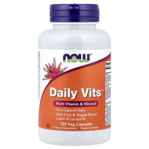 Daily Vits Multi Vitamin & Mineral, 120 Veg Capsules của NOW Foods