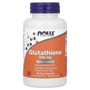 Glutathione 500 mg, 120 Veg Capsules của NOW Foods