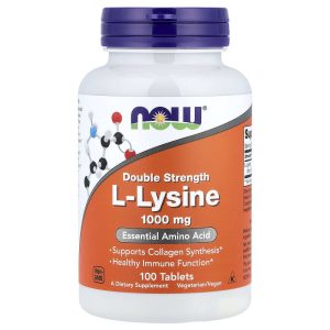 L-Lysine 1,000 mg, 100 Tablets của NOW Foods