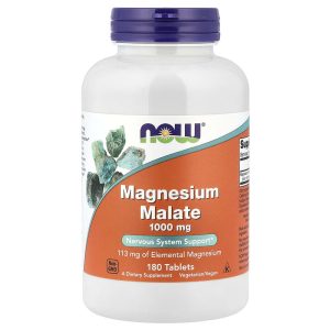 Magnesium Malate 1,000 mg, 180 Tablets của NOW Foods