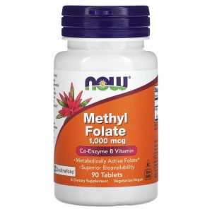 Methyl Folate 1,000 mcg, 90 Tablets của Now Foods
